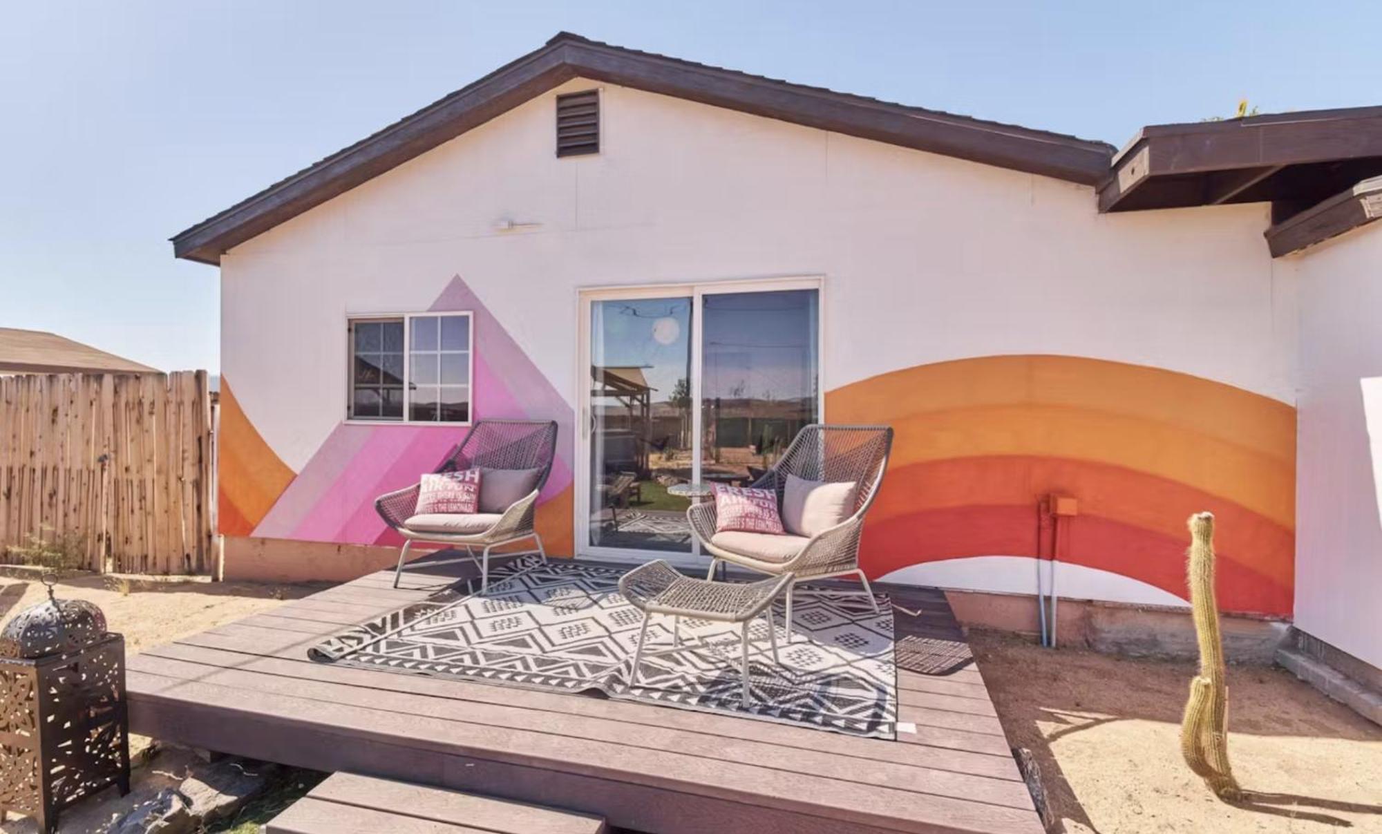 Twin Palms Desert Getaway - Jacuzzi, Fire Pit, Meditation Room & More Joshua Tree Exterior foto