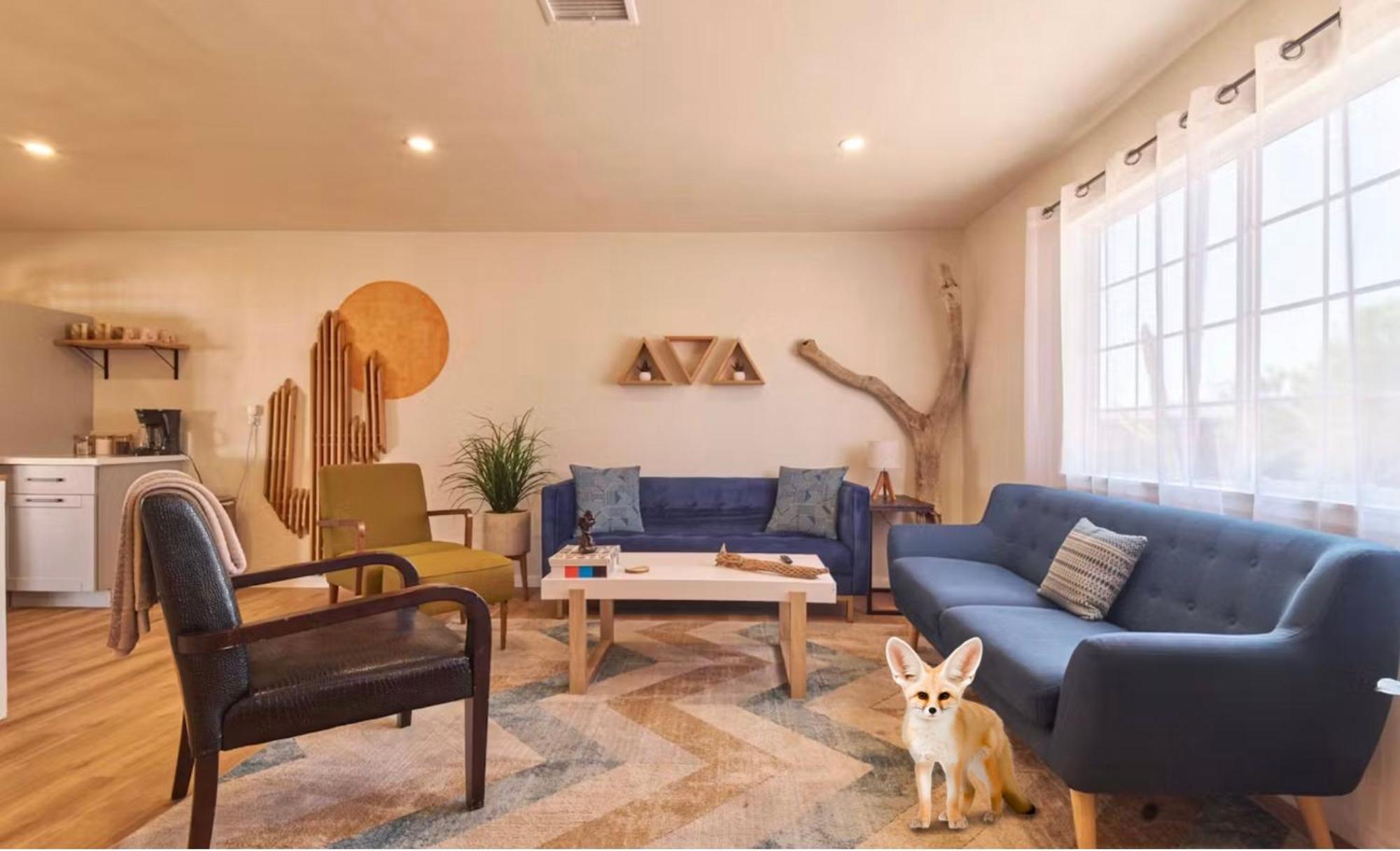 Twin Palms Desert Getaway - Jacuzzi, Fire Pit, Meditation Room & More Joshua Tree Exterior foto